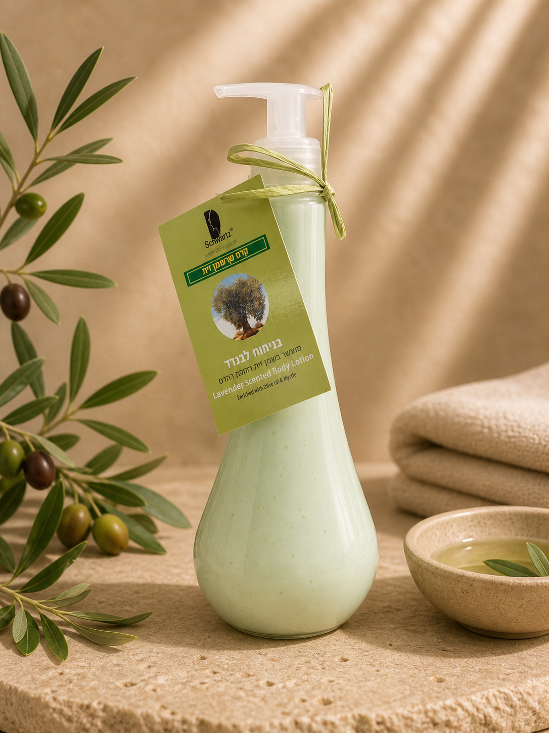Sanfte Harmonie Lotion | Olivenöl, Myrte & Lavendel