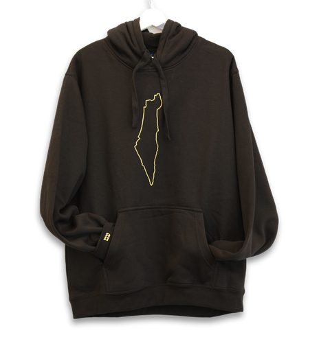 Hoodie with Israel Map