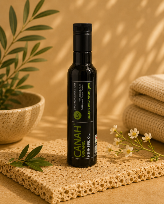 CANAH Premium Organic Hemp Oil - 100% Organic &amp; Cold Pressed