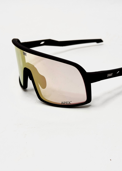 Swift Blaze | Black-Pink with blackout lens