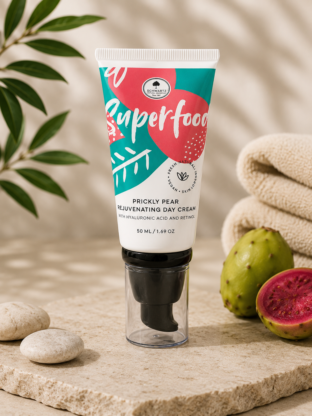 Refreshing prickly pear day cream