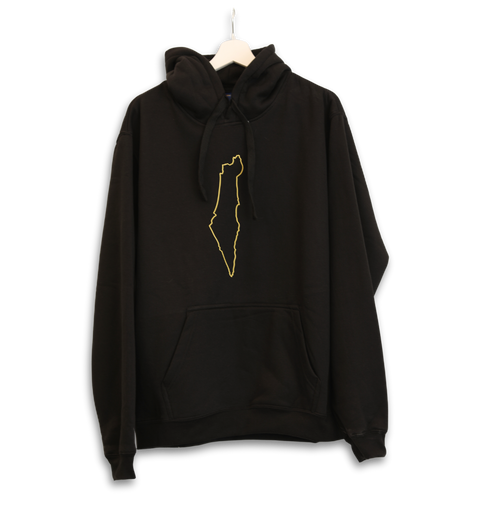 Hoodie with Israel Map