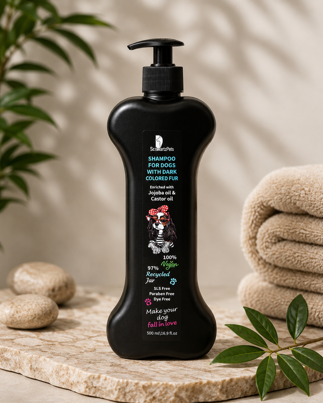 SCHWARTZ PETS – Shampoo for dogs with dark fur