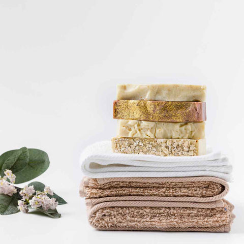 Hemp and oat oil soap