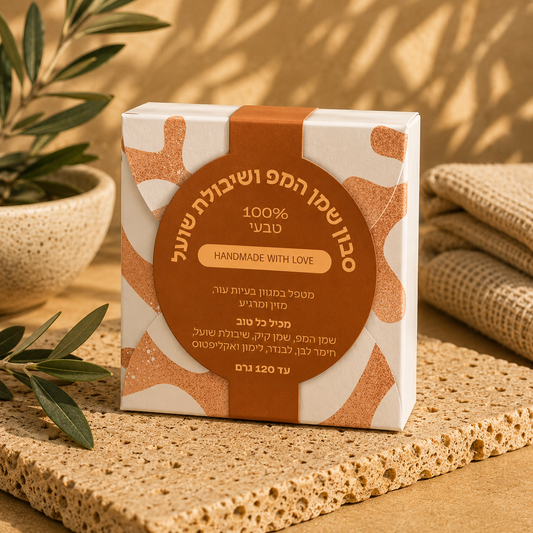 Hemp and oat oil soap
