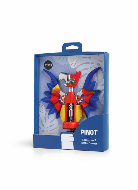 PINOT Papagei Korkenzieher und Flaschenöffner