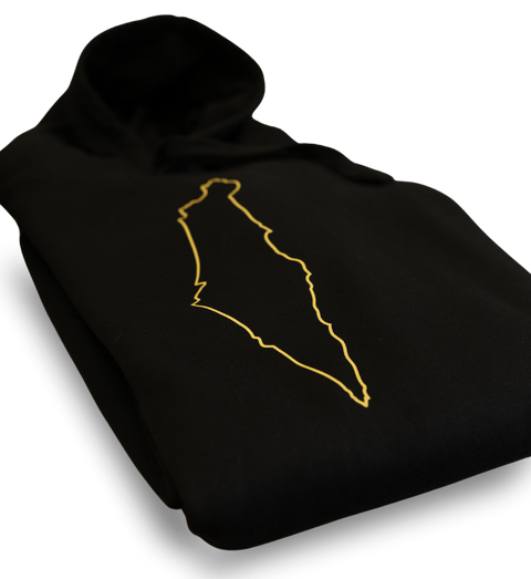Hoodie with Israel Map