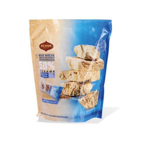 Halva Minis Vanilla | Sugar-free sesame snacks in individual packs