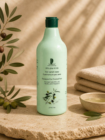 Schwartz Olive & Myrtle Shampoo | Nourishing Formula for Normal Hair – 750ml