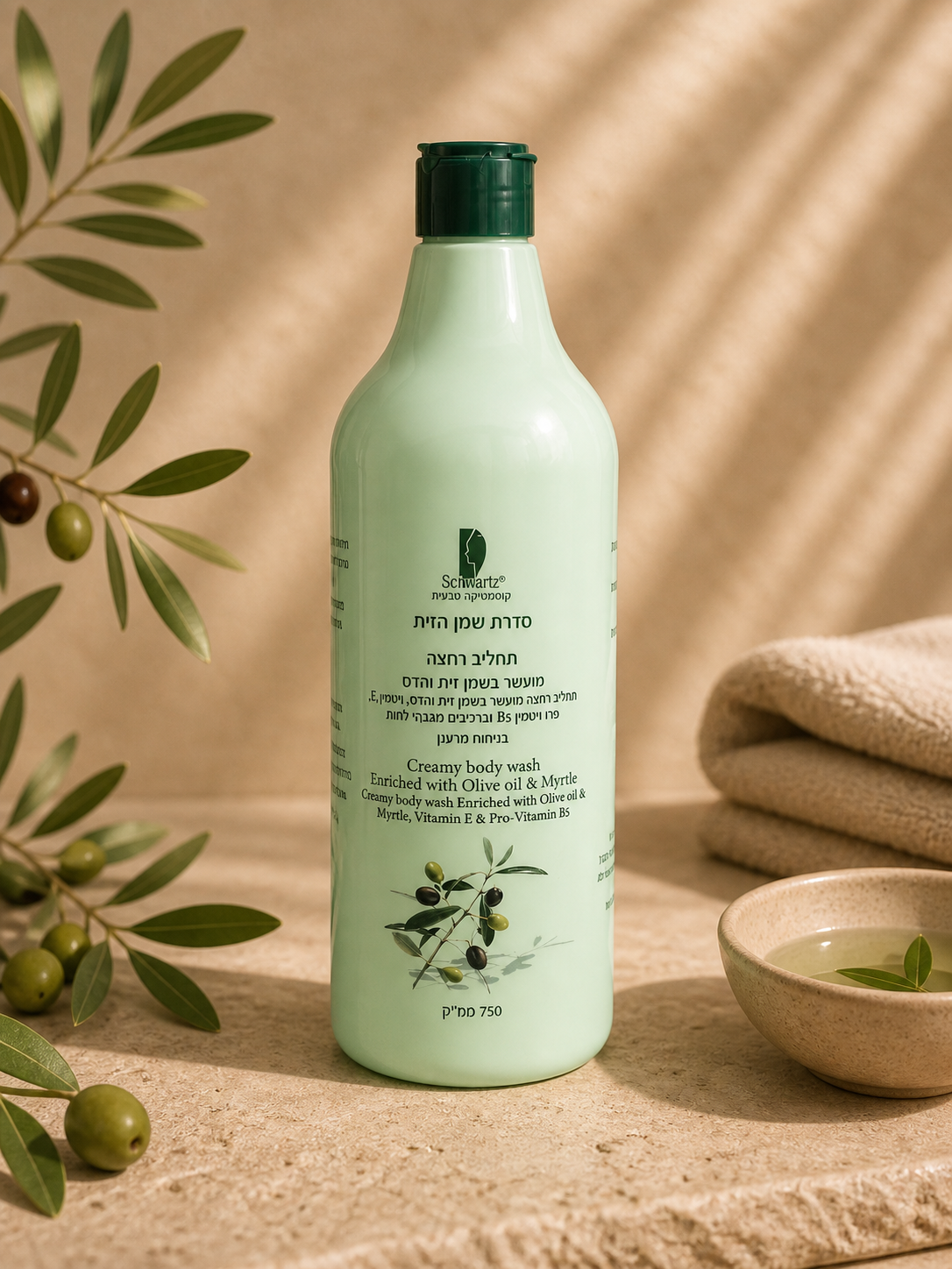 Pampering Moment – Olive Oil & Myrtle Body Lotion – 750 ml