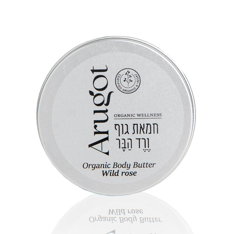 Gourmet organic body butter with wild rose – luxury for your skin