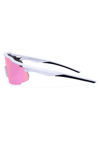 Swiftness Apex Vision Weiß-Pink | Ultraleichte Sport-Sonnenbrille