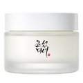 Beauty of Joseon Dynasty Cream: Cremetiegel aus mattem Milchglas mit weißem Deckel und schwarzer Schrift