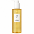 Beauty of Joseon Ginseng Cleansing Oil: Pumpflasche mit goldgelbem Reinigungsöl und weißem Etikett