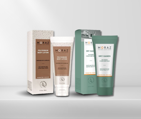 MORAZ Polygonum Pampering Duo | Intensive Care for Skin & Hands