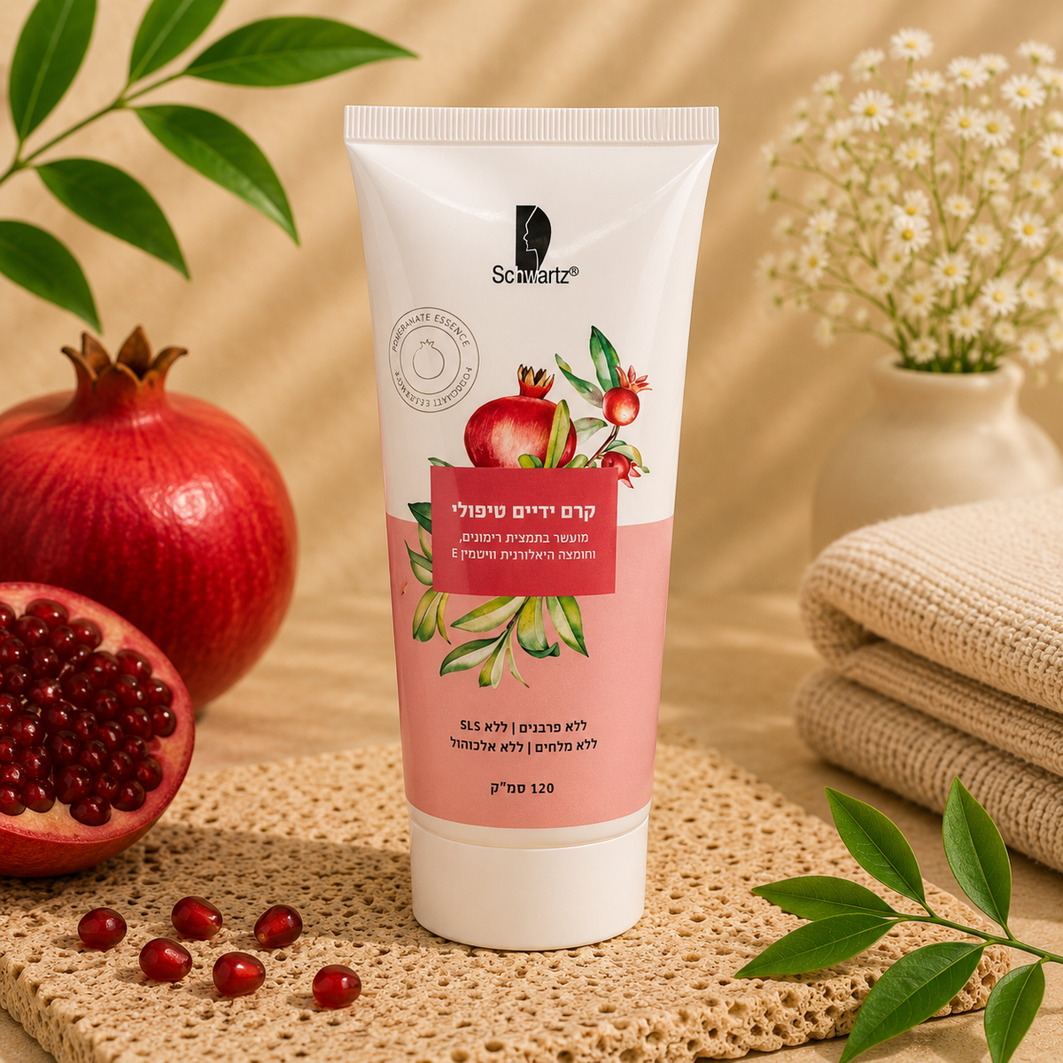 Schwartz Therapeutic Hand Cream with Pomegranate