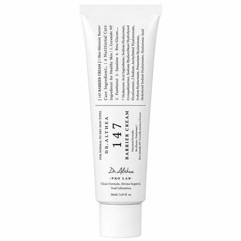 Dr.Althea 147 Barrier Cream Barrierecreme in der weißen 50-ml-Tube, Frontansicht