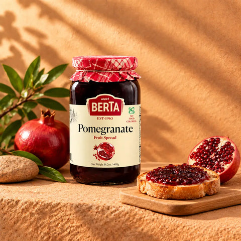 Aunt Berta Pomegranate Fruit Spread