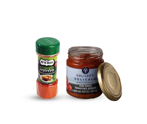 Galilee Genuss-Set: Sonnengetrocknete Tomaten & Aromatische Gewürzmischung