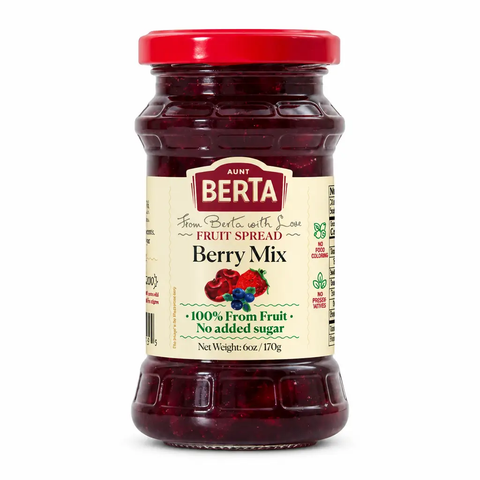 Aunt Berta – Berry Mix Fruit Spread – 100% Pure Berry Indulgence
