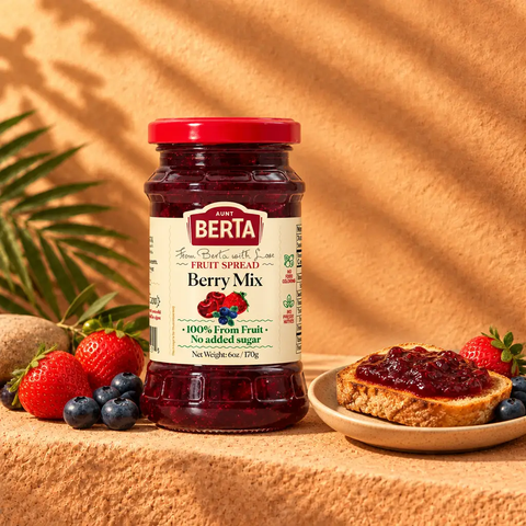 Aunt Berta – Berry Mix Fruit Spread – 100% Pure Berry Indulgence