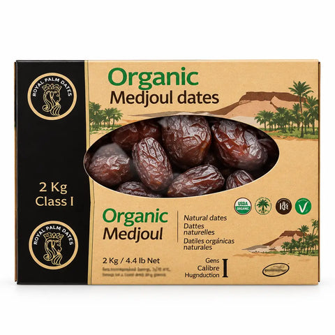 Organic Medjool Dates King Solomon | 2 kg Premium Quality from Israel