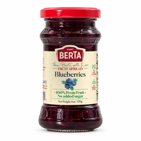 Aunt Berta's Blueberry Delight – 100% pure fruit harmony