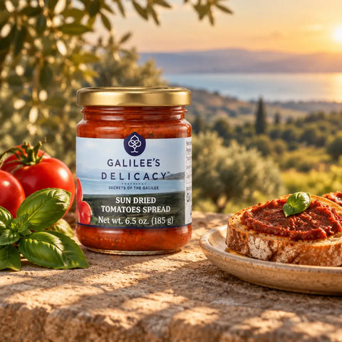 Galilee Sonnengetrocknetes Tomatenmark | Veganer Brotaufstrich ohne Zusatzstoffe