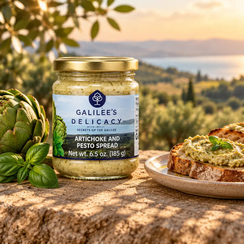 Galilee Pesto-Artischocken Aufstrich