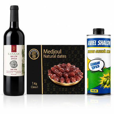 Premium Trio | Mediterranean delight with 1 kg Medjool dates