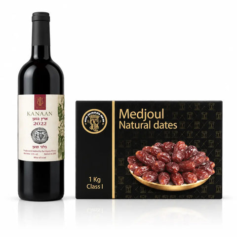 Desert Harmony - Bar Giyora Wine & Medjool Date Indulgence Set