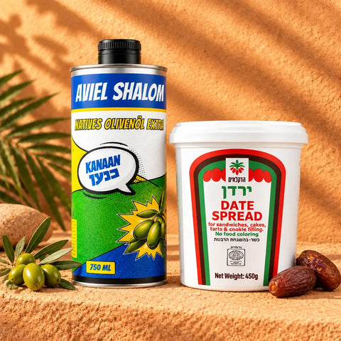 Golden Desert Duo 2026 | Date Cream & Aviel-Shalom Olive Oil
