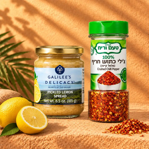 Galilee Lemon & Chili Delight | Mediterranean duo for moments of pure enjoyment
