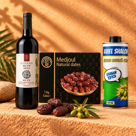 Premium Trio | Mediterranean delight with 1 kg Medjool dates