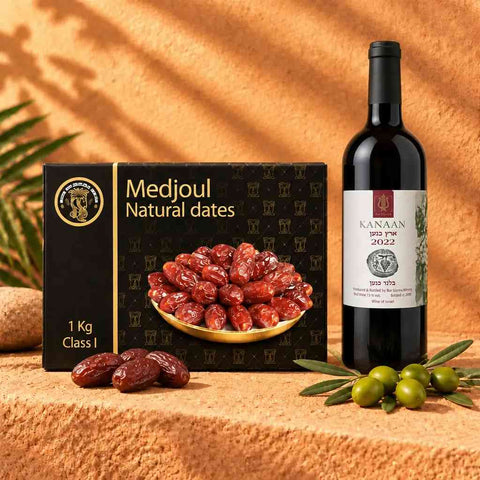 Desert Harmony - Bar Giyora Wine & Medjool Date Indulgence Set