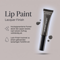 L'Oréal Paris Lip Paint Lacquer Liquid Lipstick in Grau mit Grafik zu hochpigmentierter Formel und Lack-Finish