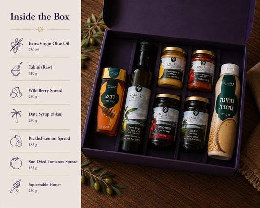 Flavors of the Galilee — Geschenkbox zum Laubhüttenfest