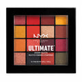NYX Ultimate Shadow Palette Phoenix mit 16 Lidschatten in Rot, Orange, Gold und Burgunder, geschlossen