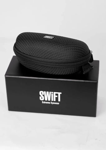 Apex Swift Rush Weiß-Blau | Sportbrille im urbanen Performance-Design