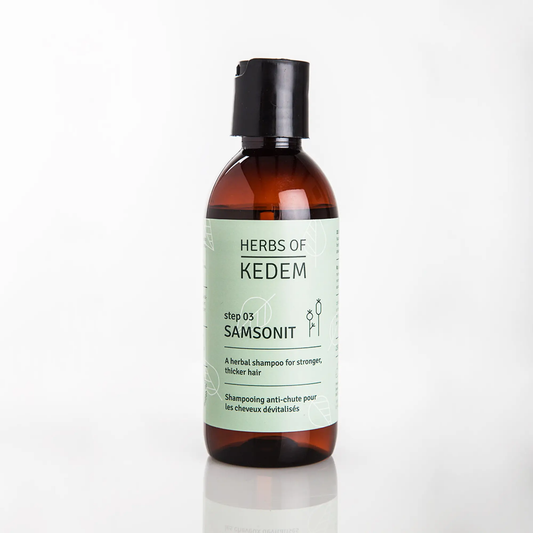 Samsonit – Konzentriertes Naturshampoo | Für kräftigeres, volleres Haar