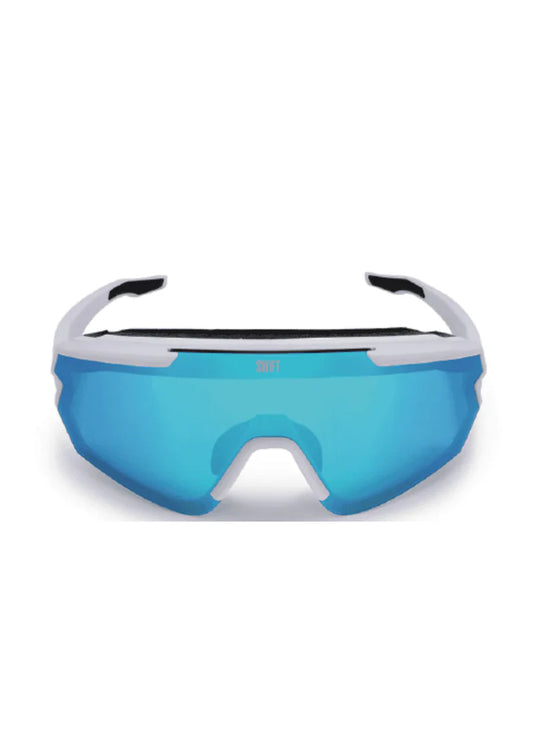 Apex Swift Rush Weiß-Blau | Sportbrille im urbanen Performance-Design