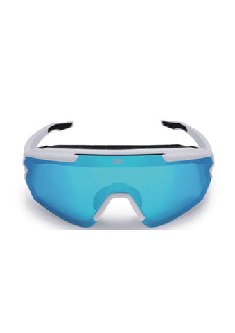 Apex Swift Rush Weiß-Blau | Sportbrille im urbanen Performance-Design