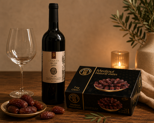 Desert Harmony - Bar Giyora Wine & Medjool Date Indulgence Set