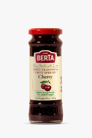 Aunt Berta's Cherry Jam | 100% fruit, no added sugar