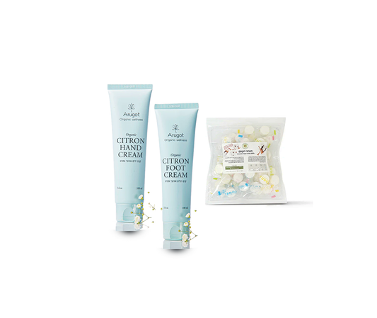 Etrog Spa Set for Hands &amp; Feet | 100% natural care with citrus freshness
