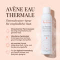 Vorteile des Avène Thermalwasser Sprays: mineralreiches Wasser beruhigt empfindliche Haut, mikrofeiner Sprühnebel, pH-neutrale Formel ohne Zusatzstoffe, für Gesicht, Körper und Babyhaut geeignet