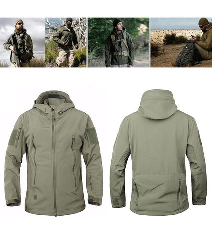 IDF outdoor hooded winter parka