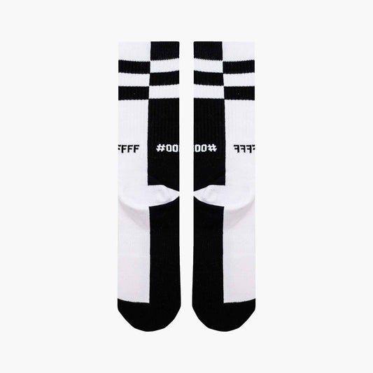 Black and white socks