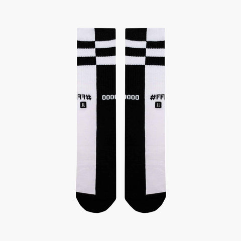 Black and white socks
