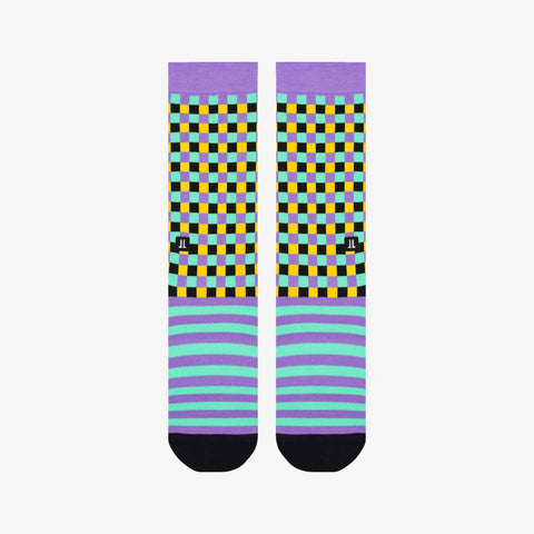 Socken “Linien & Quadrate”